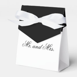 Caja Para Regalos Boda de Rosa negro caligrafía