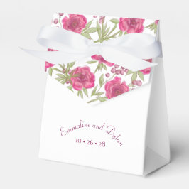 Caja Para Regalos Boda de Rosa Rosa Brillante