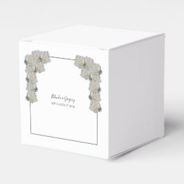 Caja Para Regalos Boda de rosas blancas