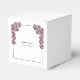 Caja Para Regalos Boda de Rosas rosa claro