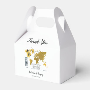 Caja Para Regalos Boda de tarjetas de embarque de destino