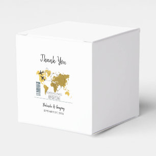 Caja Para Regalos Boda de tarjetas de embarque de destino