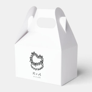 Caja Para Regalos Boda de tarta caprichosa a mano