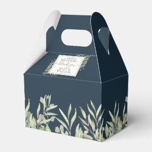 Caja Para Regalos Boda de Verdes Azules de Mar Profundo Un Dulce Com