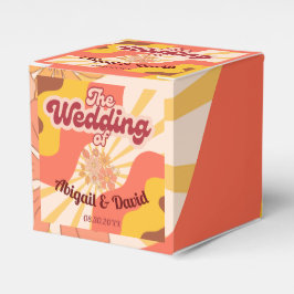 Caja Para Regalos Boda de Vintage Retro Vibes