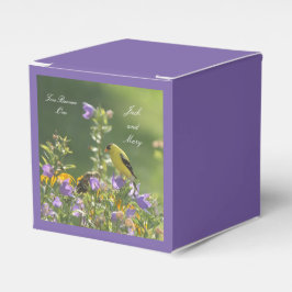 Caja Para Regalos Boda del Jardín de Primavera Goldfinch