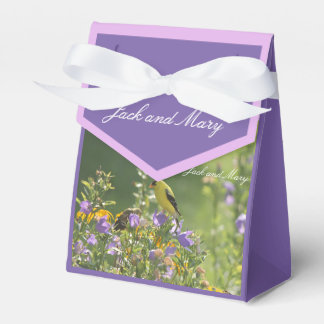 Caja Para Regalos Boda del Jardín de Primavera Goldfinch