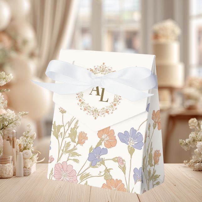 Caja Para Regalos Boda del marco antiguo floral de Rococo (Subido por el creador)
