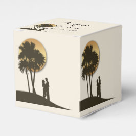 Caja Para Regalos Boda del paraíso de las islas