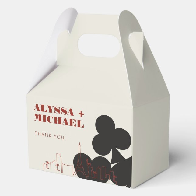Caja Para Regalos Boda del Skyline Casino de Las Vegas (Reverso )