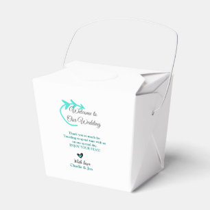 Caja Para Regalos Boda Destino celebración de viaje bienvenido