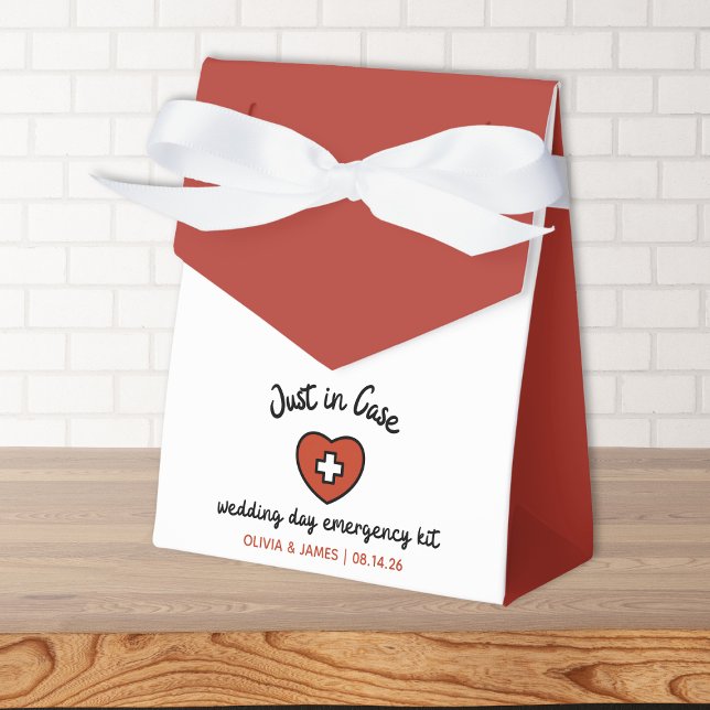 Caja Para Regalos Boda Día de Emergencia Kit de Survival Party Nodal (Stay calm, cool, and collected with our customizable wedding day emergency kit bridal party gift!)