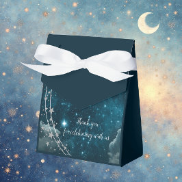 Caja Para Regalos boda elegante de galaxia azul
