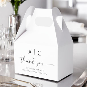 Caja Para Regalos Boda elegante Minimalista moderna