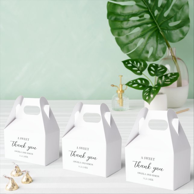 Caja Para Regalos Boda elegante moderna neutral (Múltiple)
