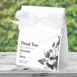 Caja Para Regalos Boda Eucalyptus Moderno