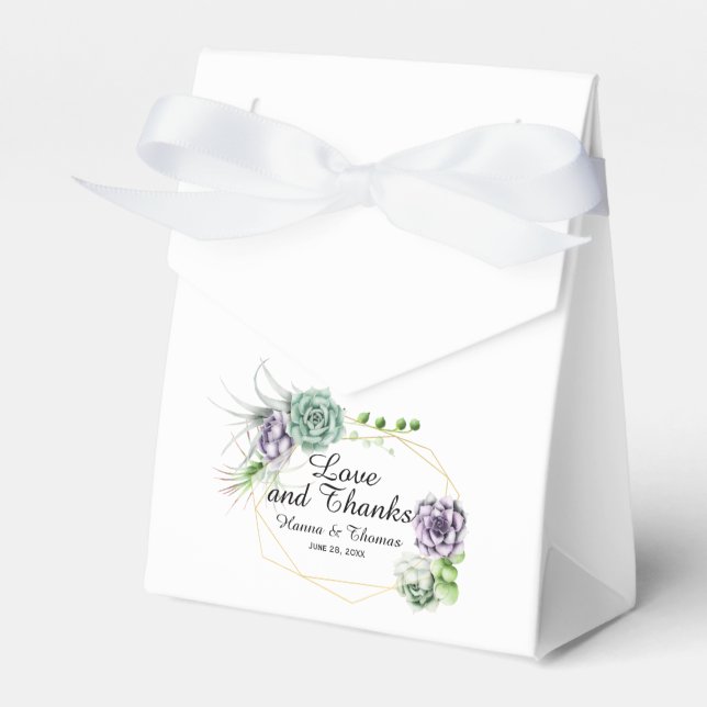 Caja Para Regalos Boda exitoso del desierto (Front Side)