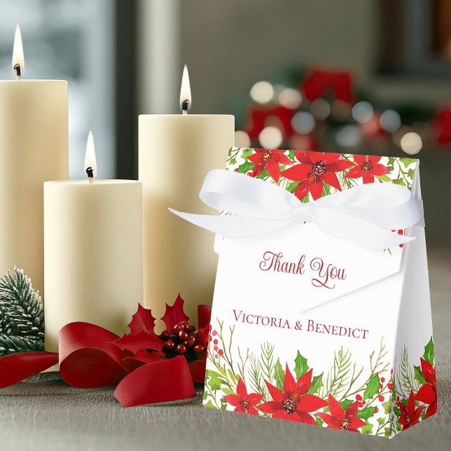 Caja Para Regalos Boda festivo rojo personalizado (Subido por el creador)