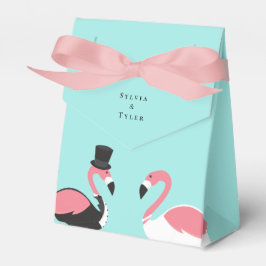Caja Para Regalos Boda Flamingo Bride Groom