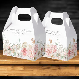 Caja Para Regalos Boda floral acuarela de verano