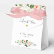 Boda floral de acuarela de color rosa