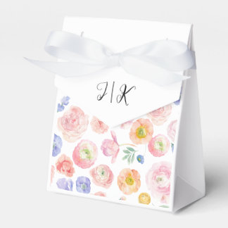 Caja Para Regalos Boda floral de acuarela de primavera
