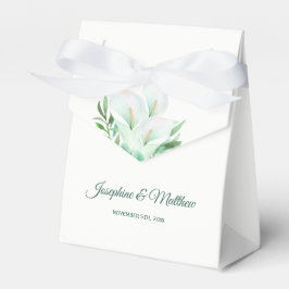 Caja Para Regalos Boda Floral de Calla Blanca Lily