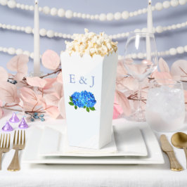 Caja Para Regalos Boda floral de Hortensia Azul