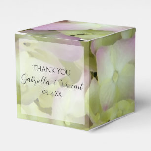 Caja Para Regalos Boda floral de Hydrangea casi rosa