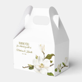 Caja Para Regalos Boda Floral de Magnolia