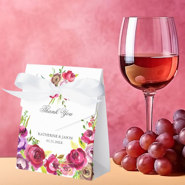 Caja Para Regalos Boda floral de primavera de Moda de rosas rosa fuc (Subido por el creador)