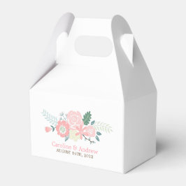 Caja Para Regalos Boda floral moderno