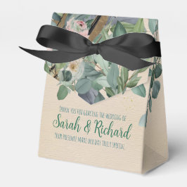 Caja Para Regalos Boda floral Rubor Sage