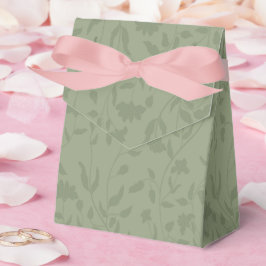 Caja Para Regalos Boda floral verde sabio