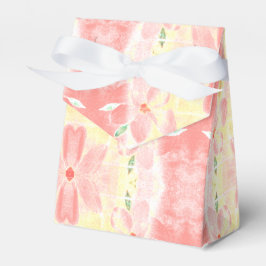 Caja Para Regalos Boda florido de coral