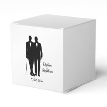 Boda gay plateado crece con nombres y fecha