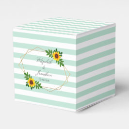Caja Para Regalos Boda geométrico de girasol