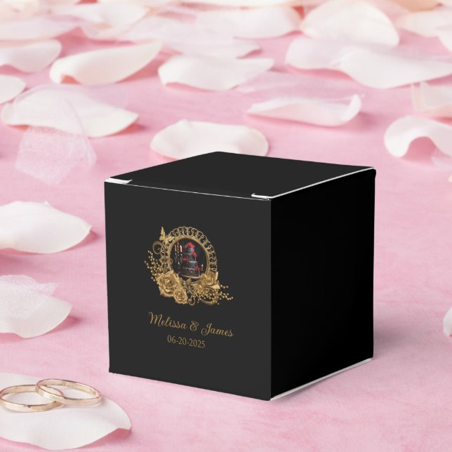 Caja Para Regalos Boda Gótico Romance (Boda)