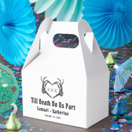 Caja Para Regalos Boda Gótico Romántico Skeleton Hand Halloween