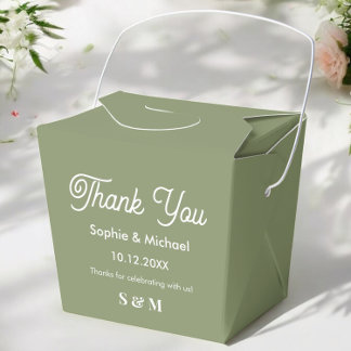 Caja Para Regalos Boda Green Bride Groom