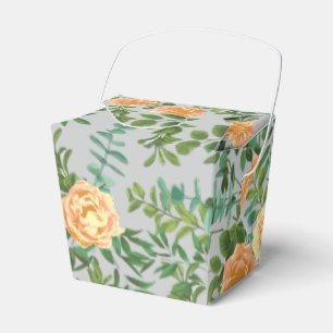 Caja Para Regalos Boda Gris Peach Vintage Floral