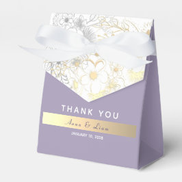 Caja Para Regalos Boda Lavanda Púrpura