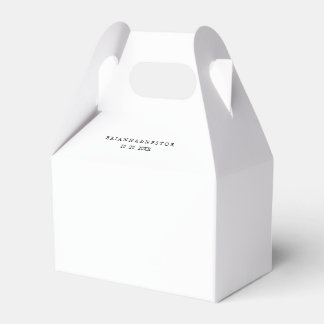 Caja Para Regalos Boda Minimalista simple