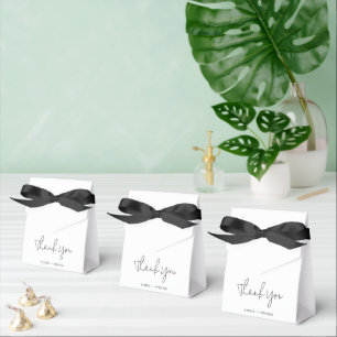 Caja Para Regalos Boda moderna chic en blanco y negro