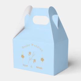 Caja Para Regalos Boda moderna minimalista de color pastel