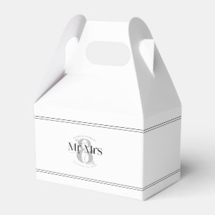 Caja Para Regalos Boda moderno decorativo Sr. D. ID887