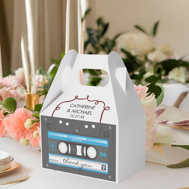 Caja Para Regalos Boda musical de Cassette Tape Retro 70 (Subido por el creador)