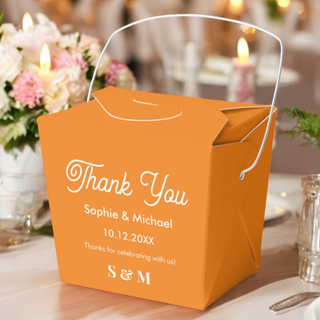 Caja Para Regalos Boda Naranja Fall Bride Groom (Subido por el creador)