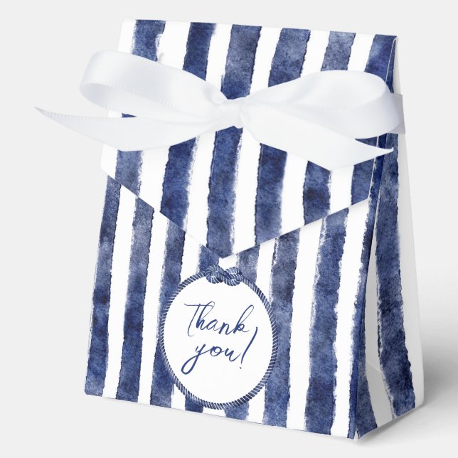 Caja Para Regalos Boda Náutico Costero (Anverso)