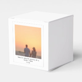 Caja Para Regalos Boda nombres de fotos instantáneas personalizado m
